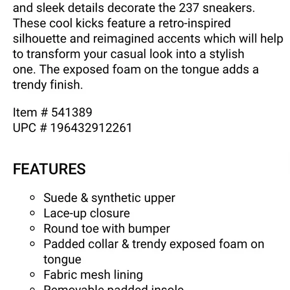 New Balance Women's Moonstone White and Tan Sneakers 237 - Picture 5 of 11